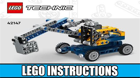 lego mini excavator instructions|lego 42147 alternative instructions.